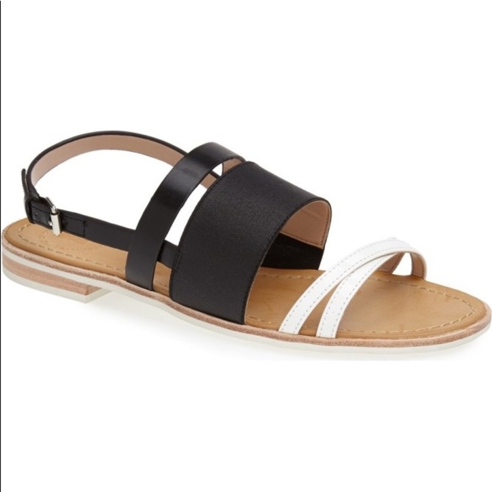Two Tone Strappy Gladiator Slingback Sandal - Picture 3 of 7