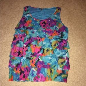 Adorable FashionBug ruffle tank!