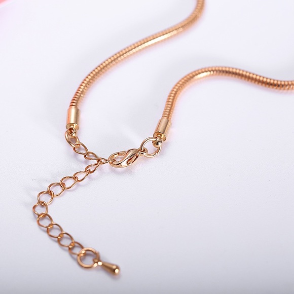 Big Pendant Crystal & Rhinestone Necklace - Picture 2 of 3