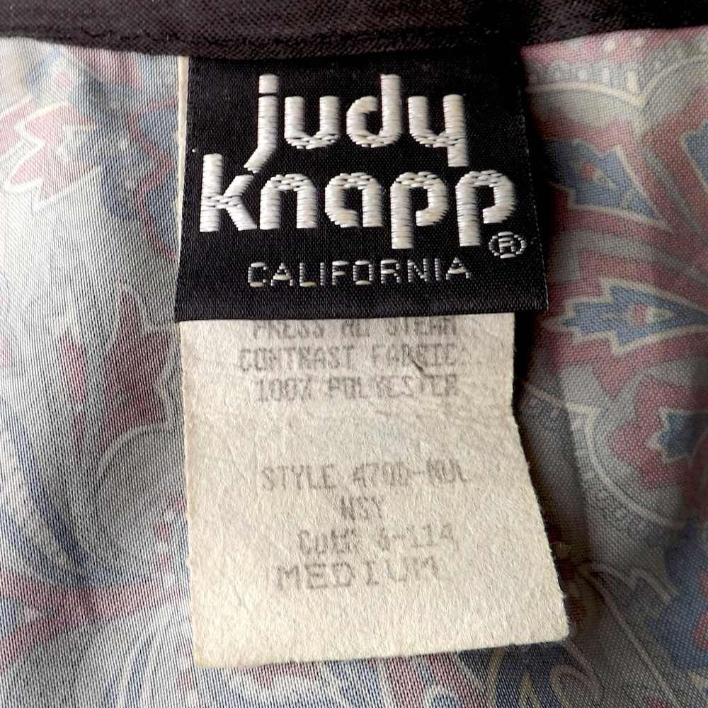 SOLD vintage vest lapel patchwork paisley open - Picture 5 of 7
