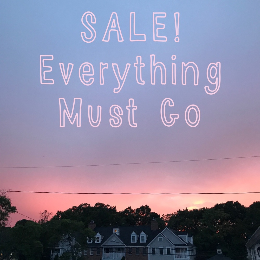 CLOSET CLOSING Tomorrow!