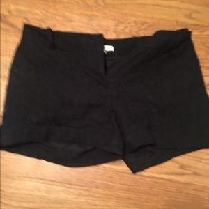 Loft soft black lace shorts - worn once