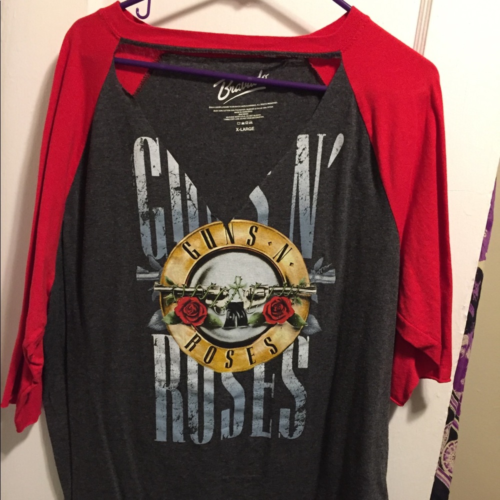 Guns n' Roses baseball tee