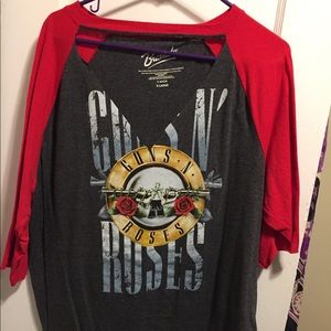 Guns n' Roses baseball tee