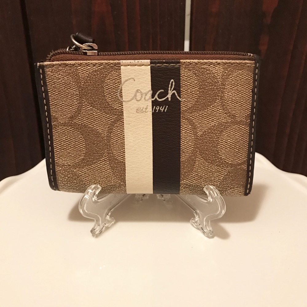 Coach Wallet Cardholder 💳 Coin Purse Keychain 🔑