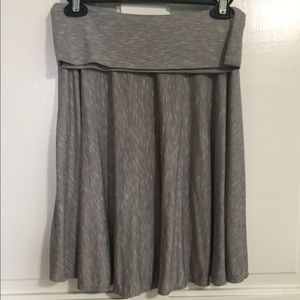 Max Studio fold over waist knit skirt