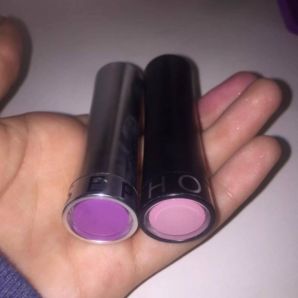 Sephora lipstick pink and purple