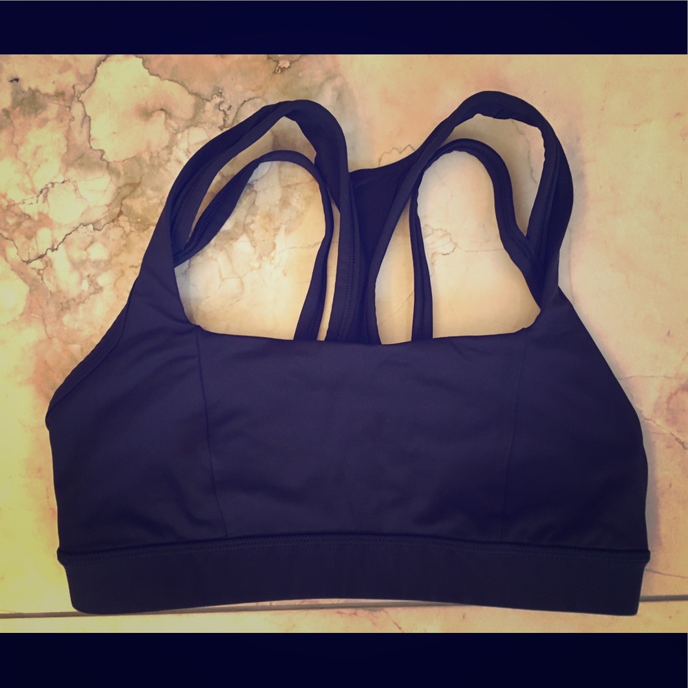 Lululemon black sports bra.