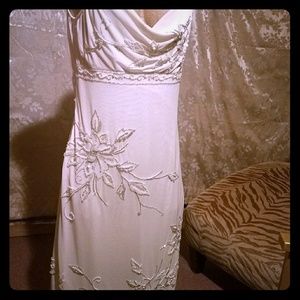 Cache nylon beaded party dress