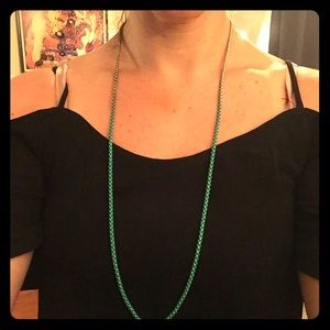 Green & gold necklace