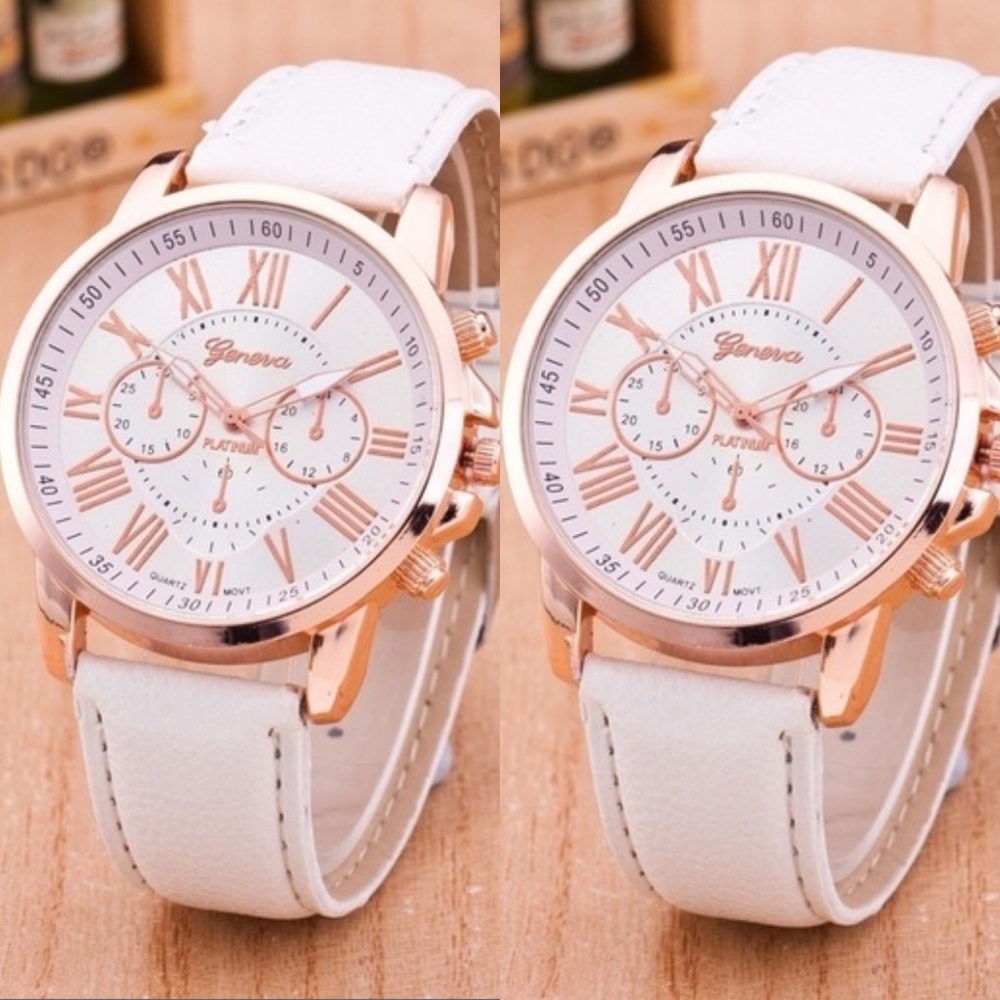 White & Gold Watch