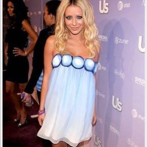 Alice + Olivia Tube Dress with Rosettes