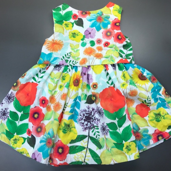 Flower Print Cherokee Dress 18 M - Picture 2 of 5