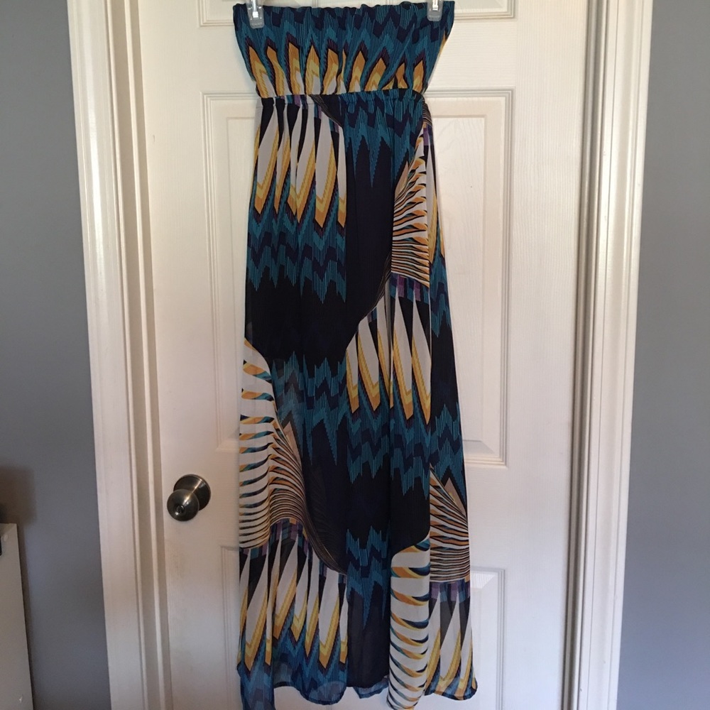 Summer tube top dress