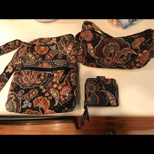 Vera Bradley hipster/cross-body purse *kensington*