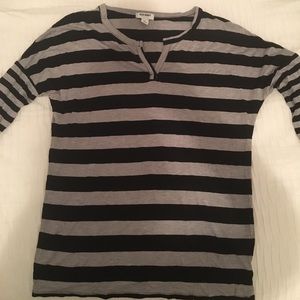 Soft Loose Striped Shirt