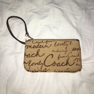 Authentic coach wallet