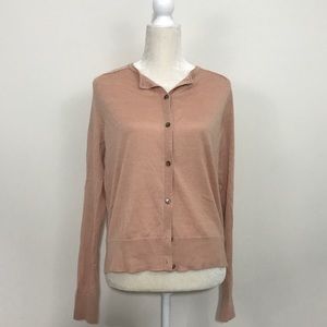 Ann Taylor Loft blush cardigan