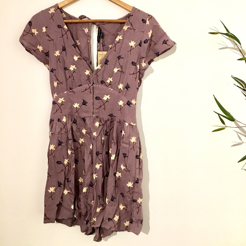 AE Mauve Low Cut Romper