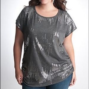 Lane Bryant Sequined Blouse