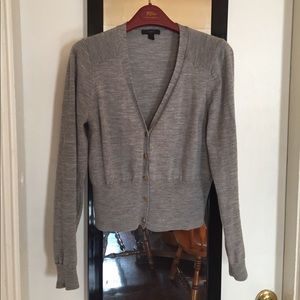 J. Crew gray cardigan size large