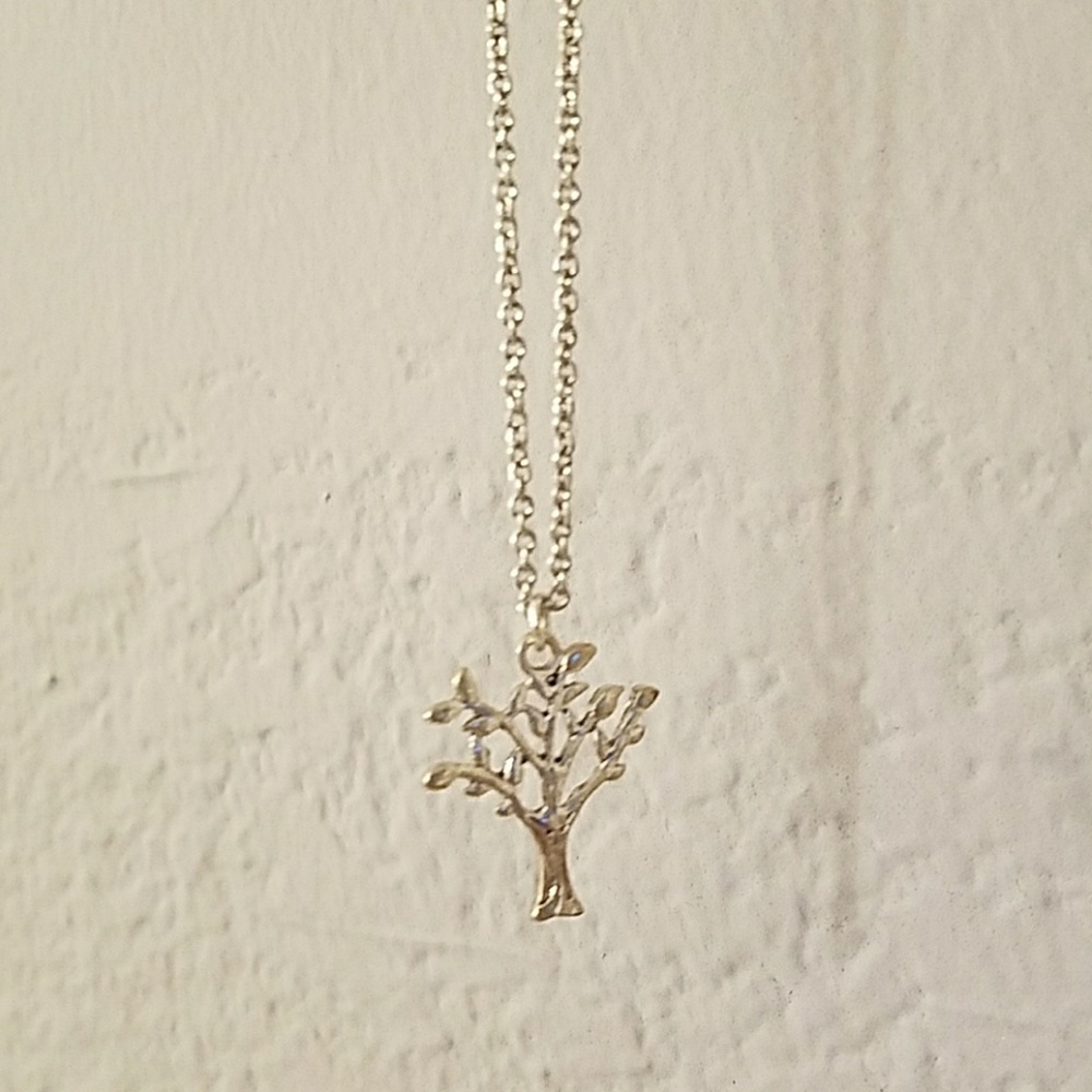 Sterling Silver Tree Necklace