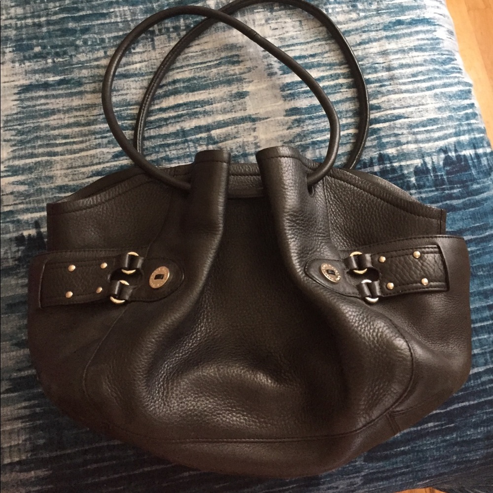 Cole Haan black leather purse