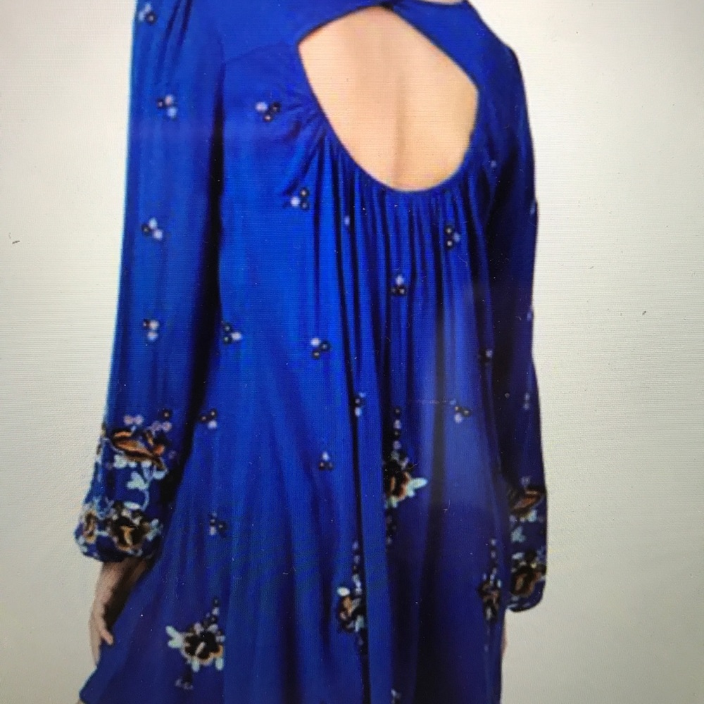 Oxford Embroidered Shift Dress