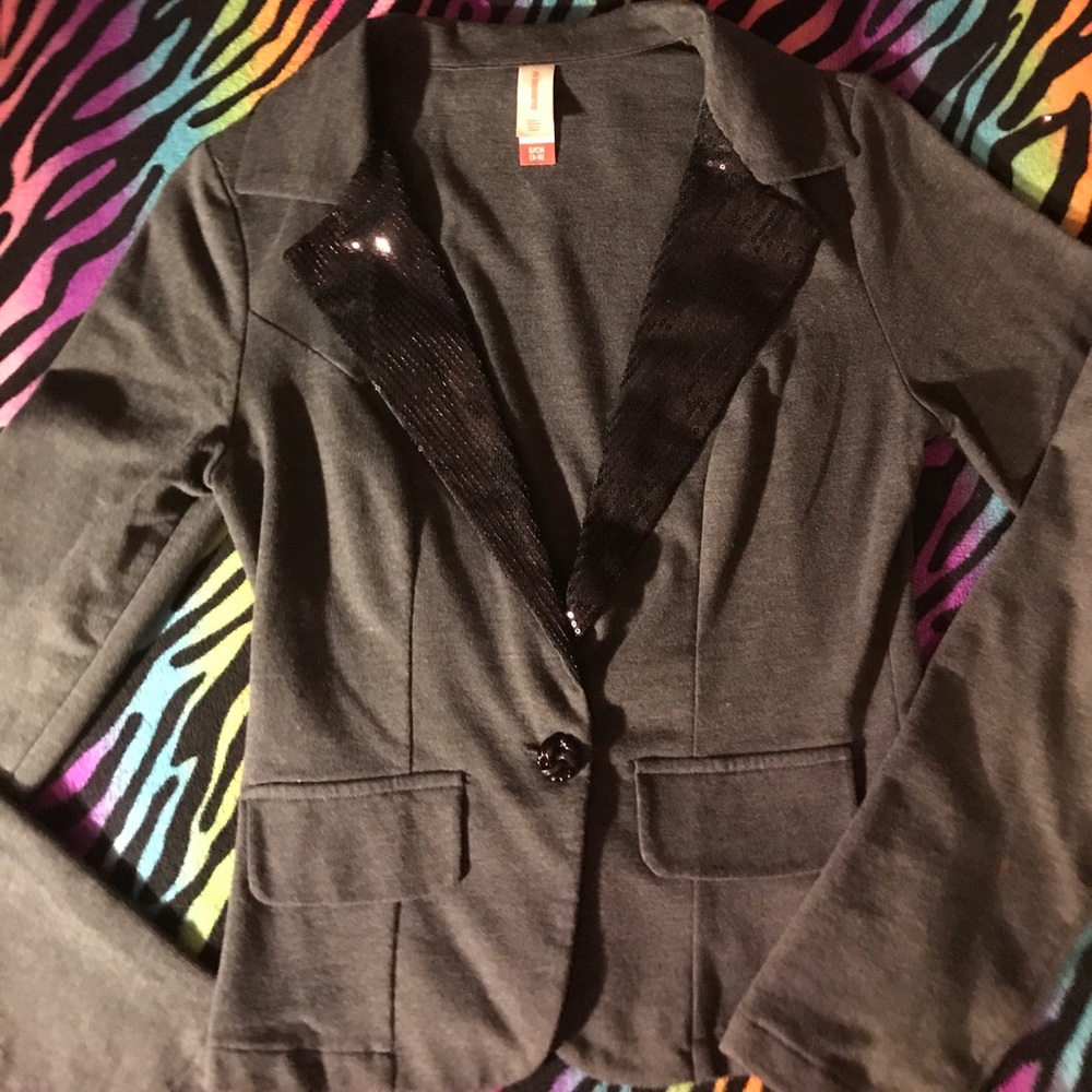 Blazer with sequin lapels 💎