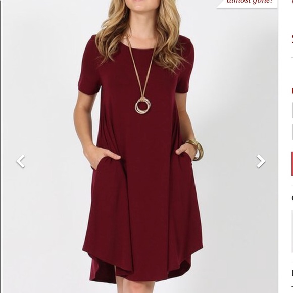 😜FREE TIGHTS W/ BUY New black pocket tunic dress! - Picture 2 of 8