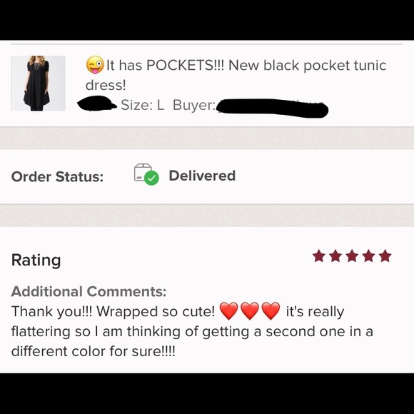 😜FREE TIGHTS W/ BUY New black pocket tunic dress! - Picture 5 of 8
