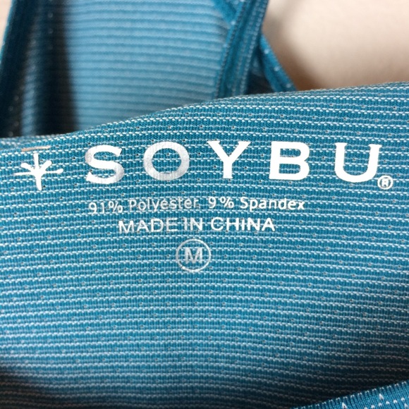 X Soybu active fitness teal tank - Picture 2 of 6