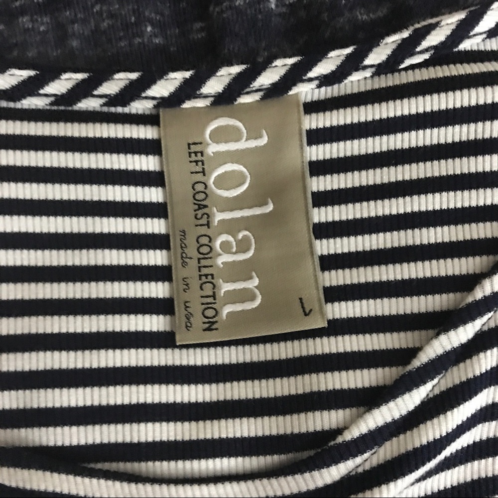 anthropologie dolan mixed stripe dress with cuffs - Picture 4 of 8