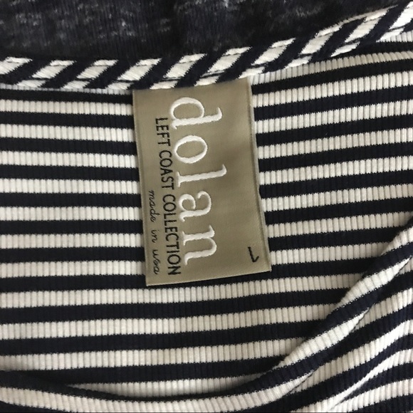 anthropologie dolan mixed stripe dress with cuffs - Picture 4 of 8