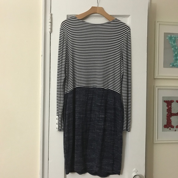 anthropologie dolan mixed stripe dress with cuffs - Picture 5 of 8