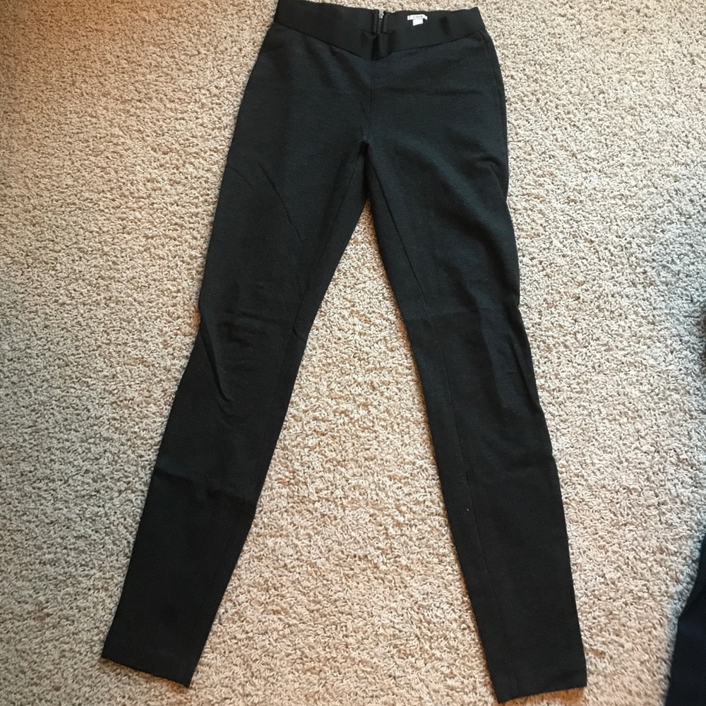 Jcrew Pixie Pants Dark Grey Size 2 - image 1