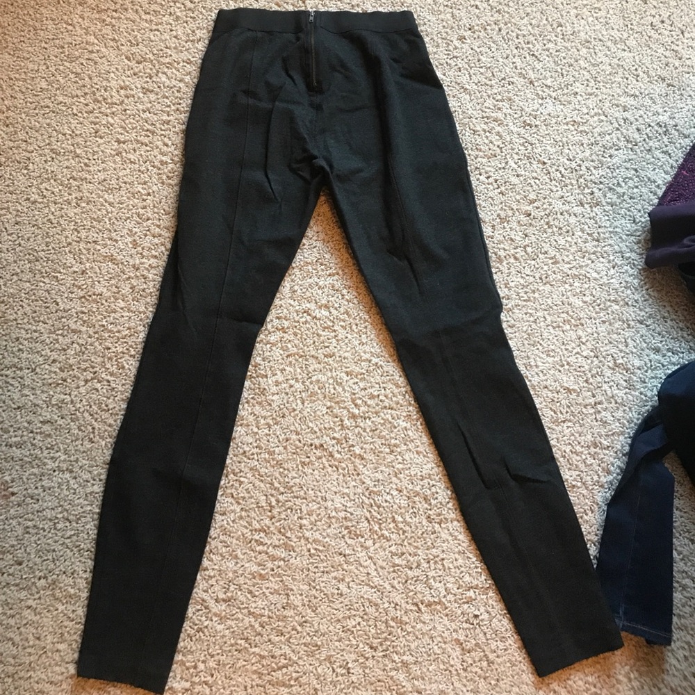 Jcrew Pixie Pants Dark Grey Size 2 - image 2