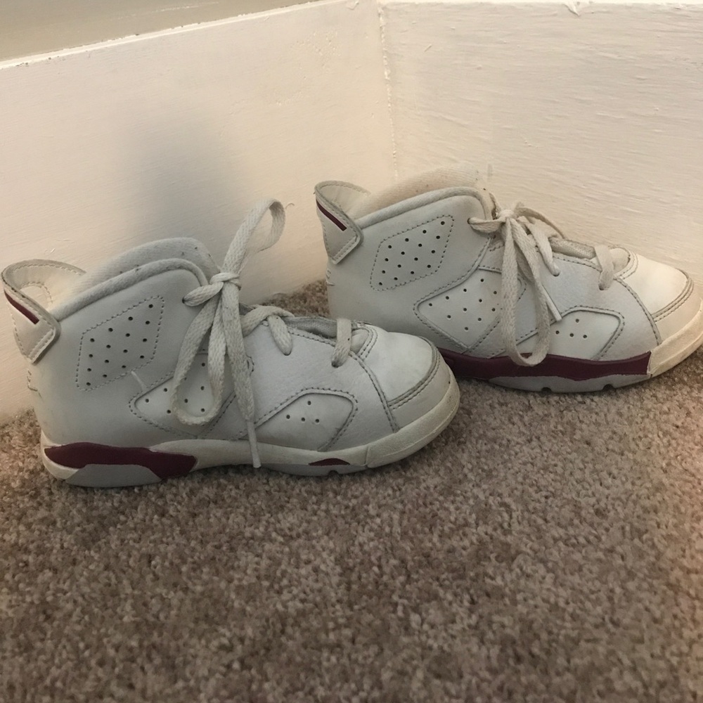Toddler Maroon Air Jordan 6 retro