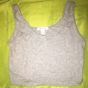 Grey Crop top