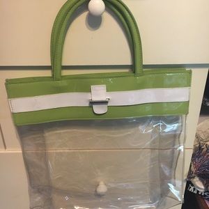 Cute clear purse/tote