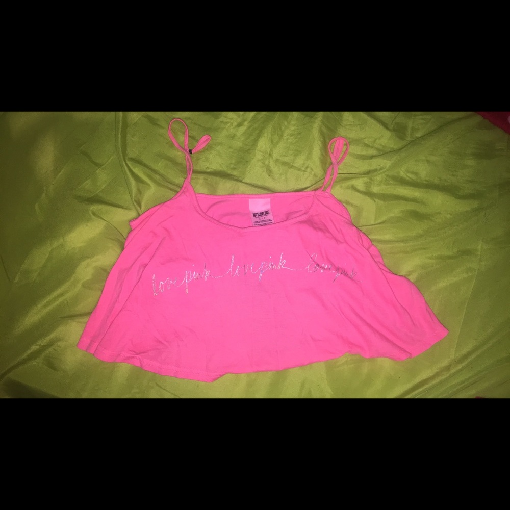 Pink crop top