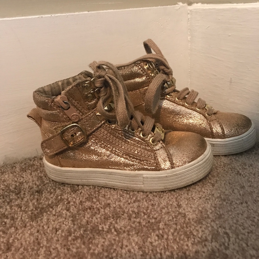 Bronze Toddler MK shoes
