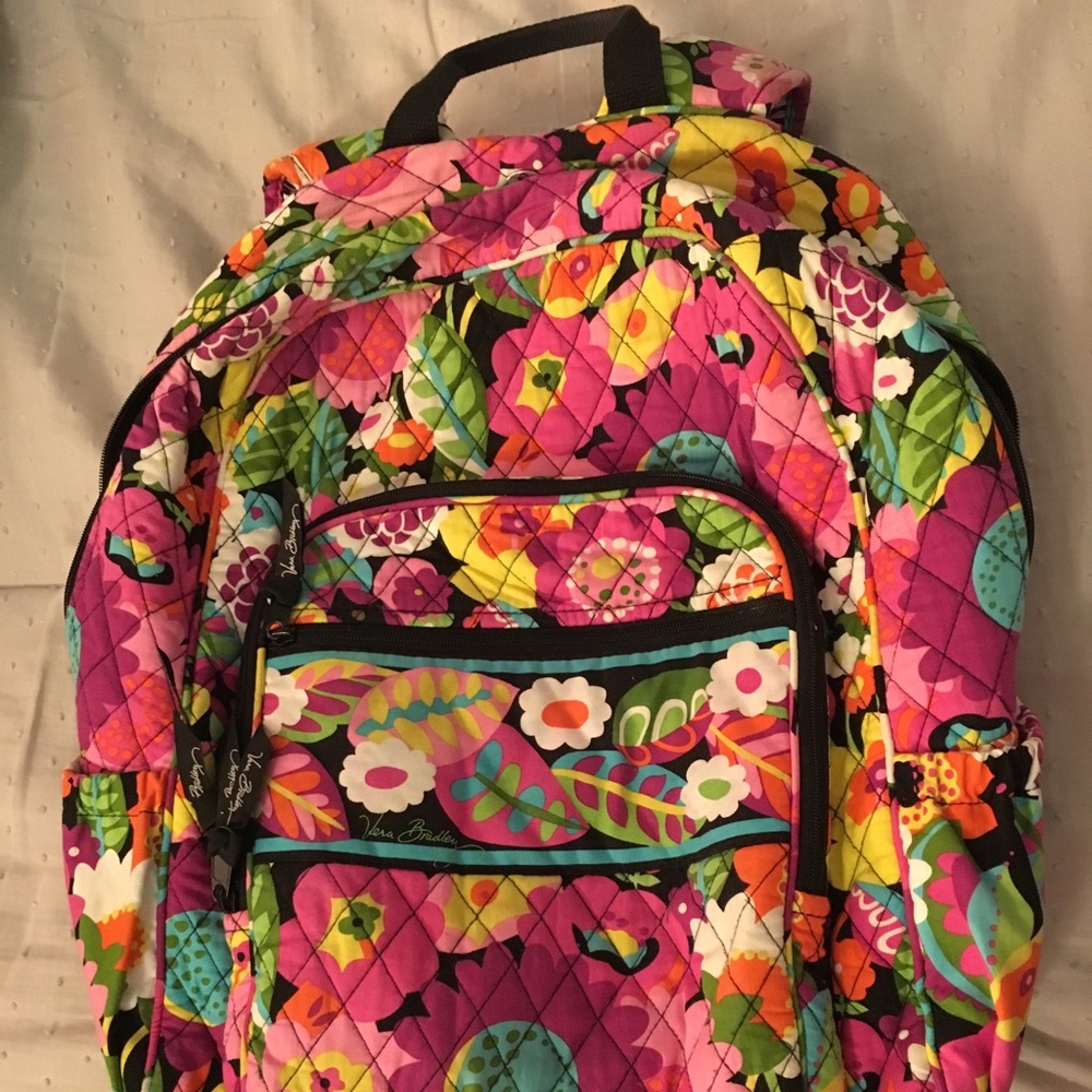 Va va Bloom Vera Bradley Campus Backpack