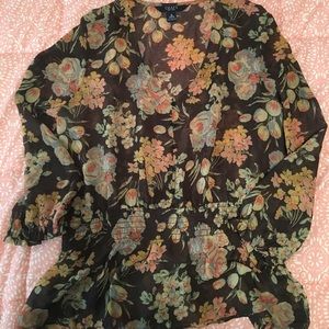 Chaos Chiffon Floral top
