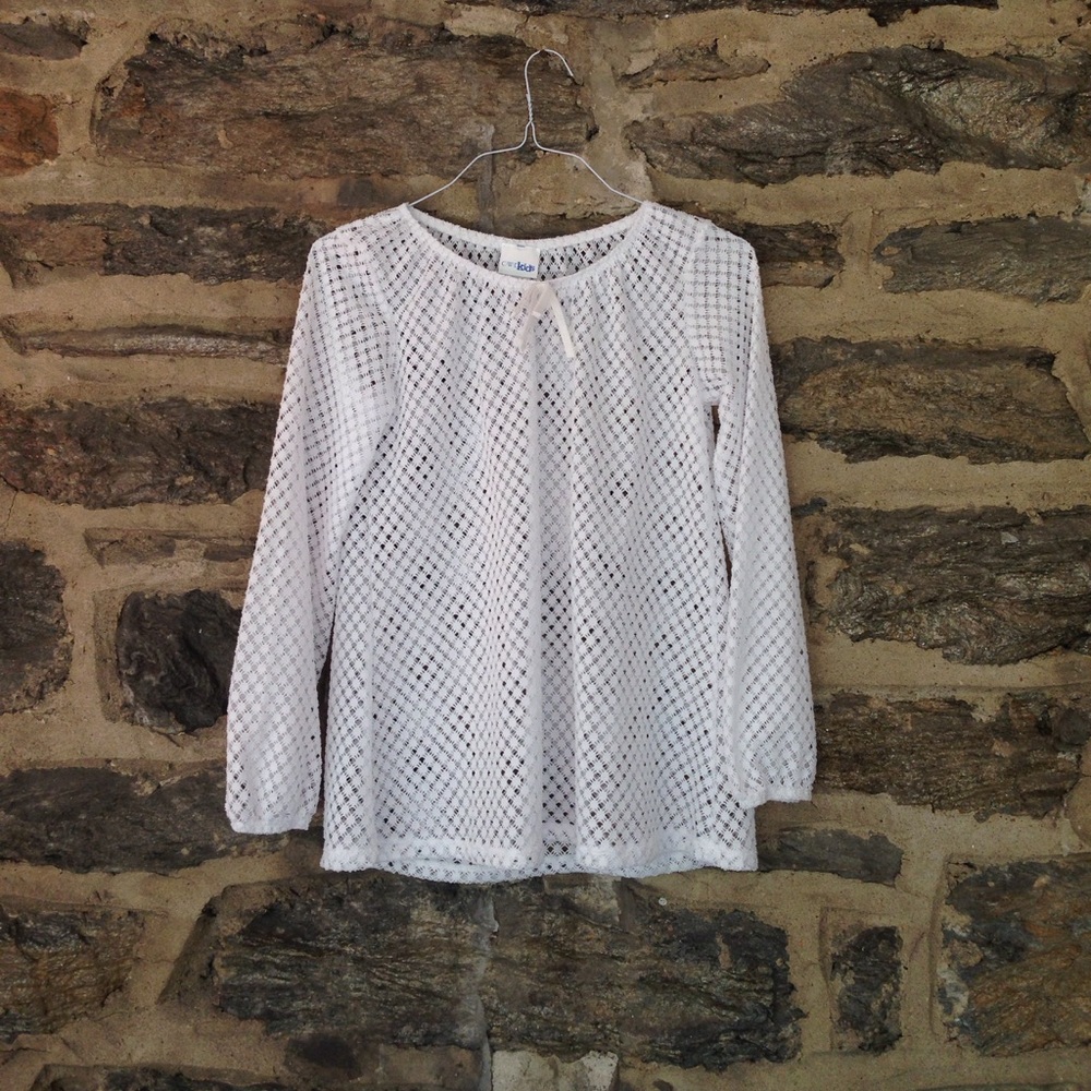 Girls lace coverup