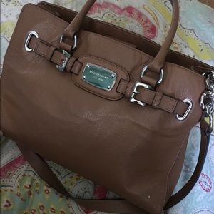 Micheal Kors Brown Leather Tote Bag