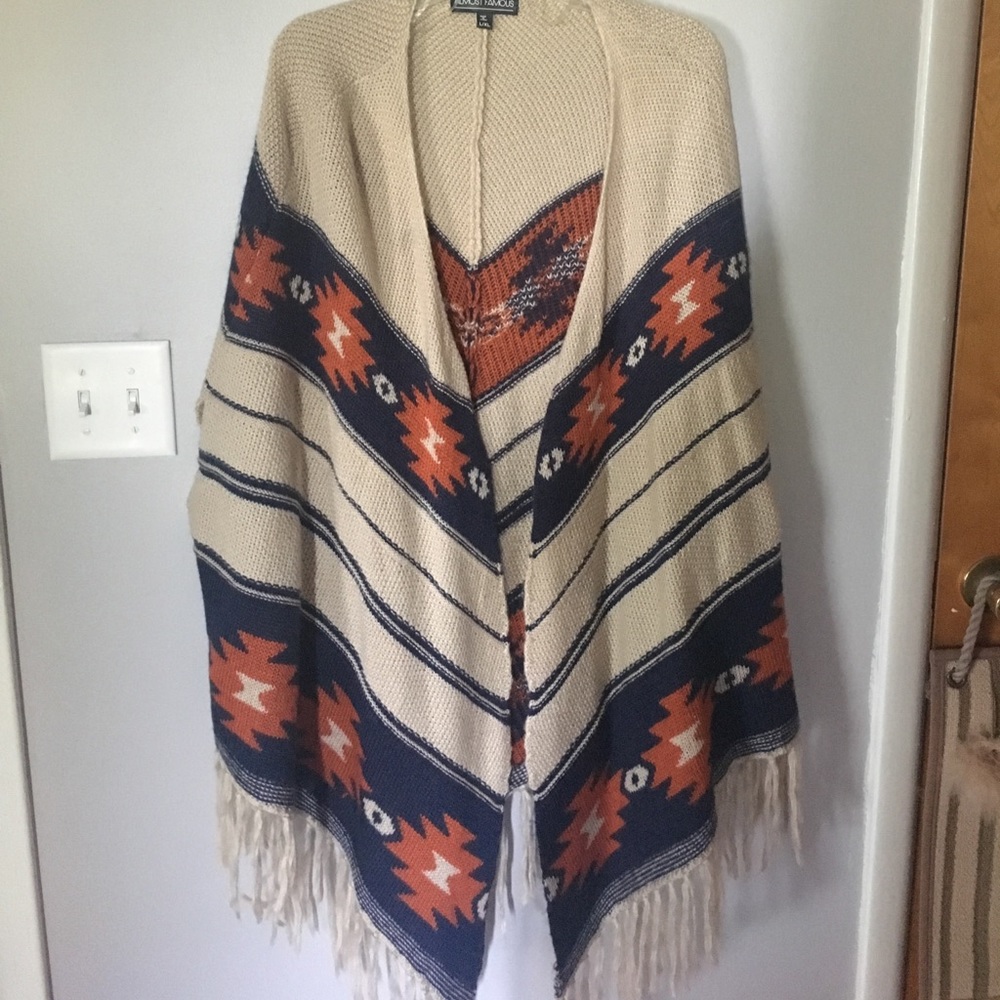 Boho poncho