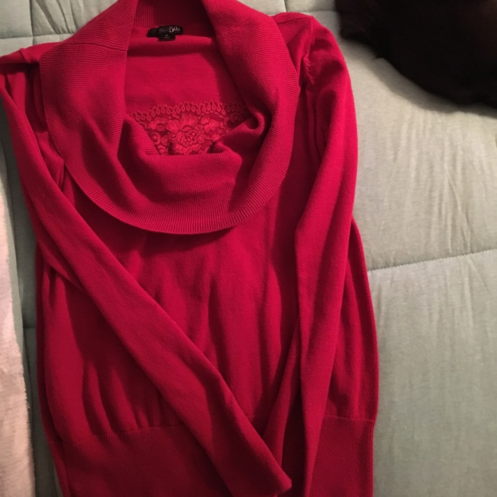 Red sweater