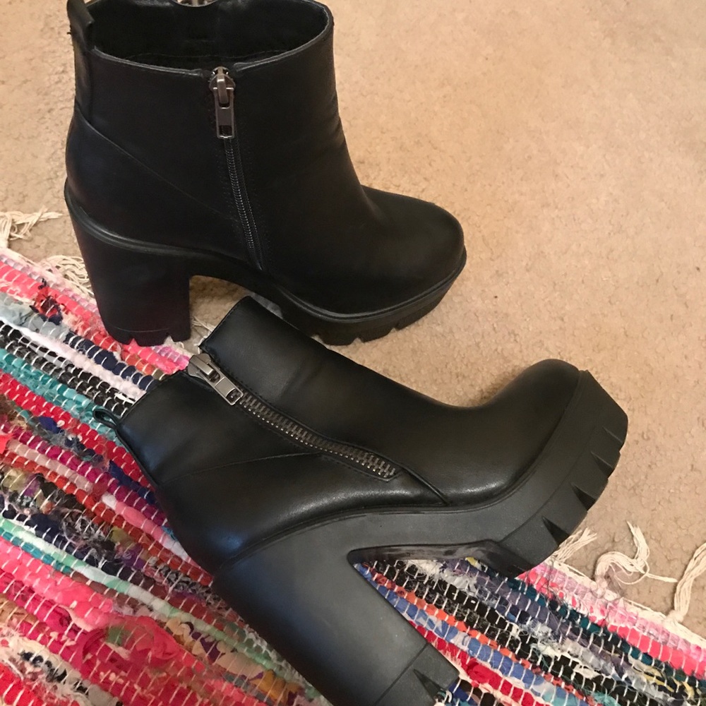Platform booties