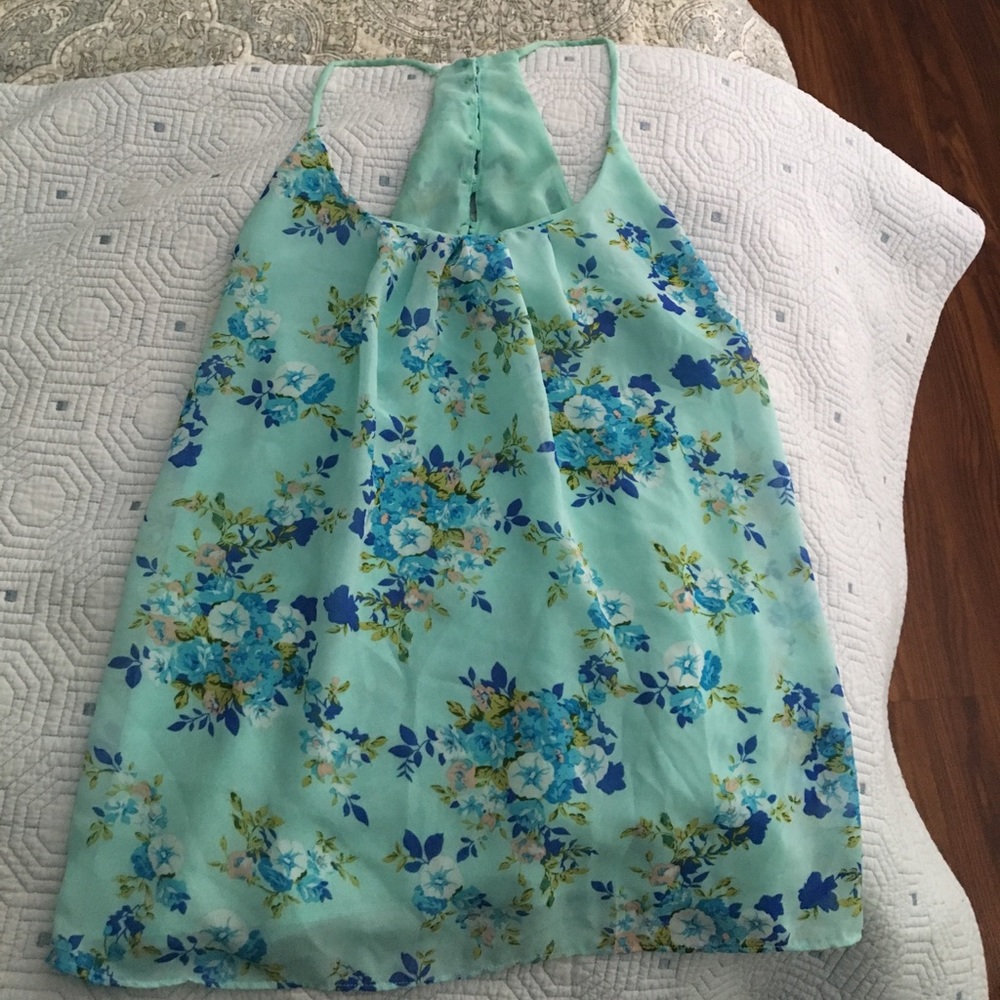 Floral tank top